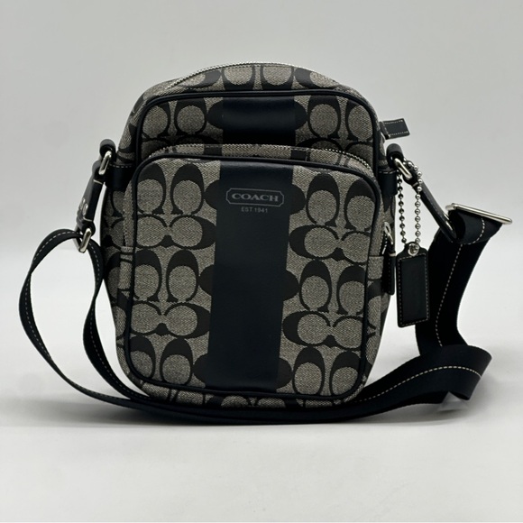 Coach Heritage Flight Crossbody Bag.
